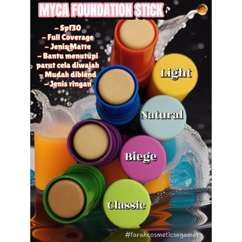 MYCA FOUNDATION STICK🌹NEW🌹 | Shopee Malaysia