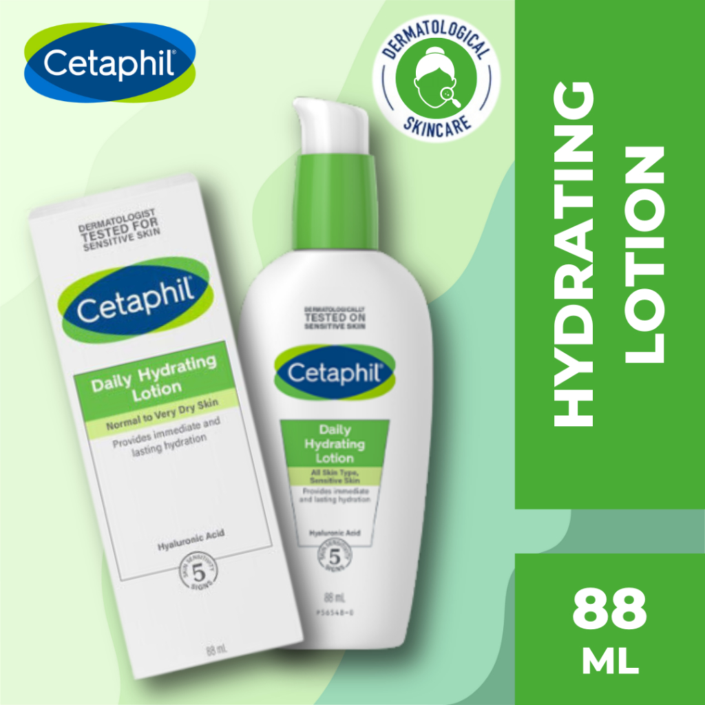 Cetaphil Daily Hydrating Lotion For Face and Body (88ML) | Shopee Malaysia