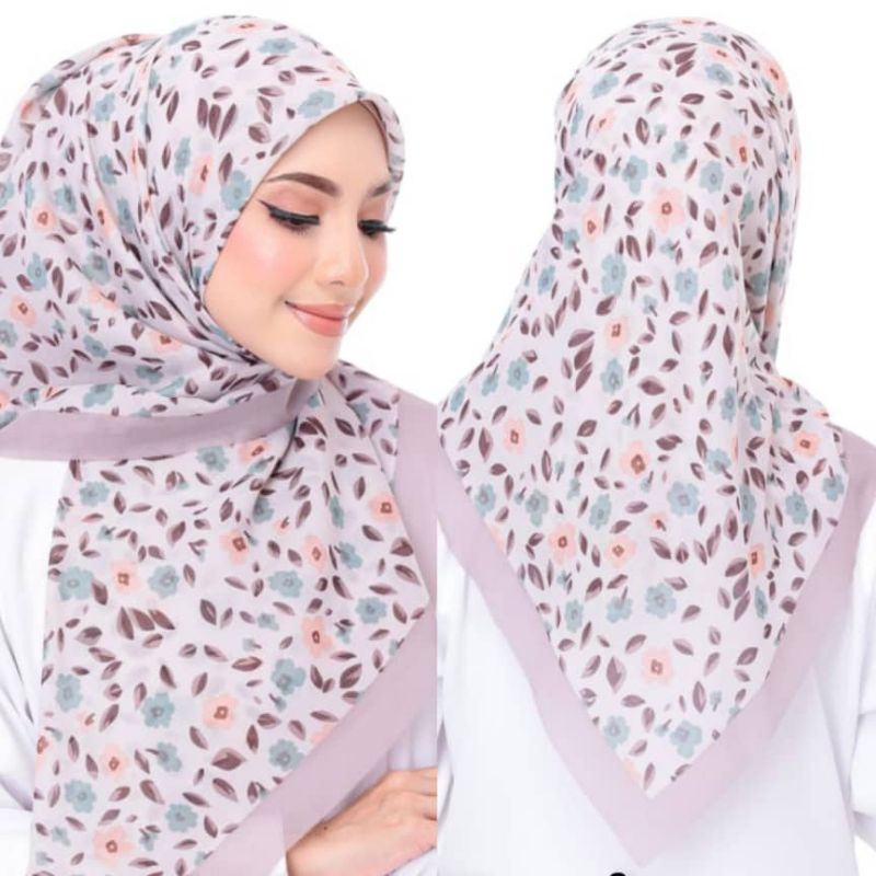 Tudung Bawal Cotton Voile Premium Corak Bidang 45 | Abstrak Printed ...