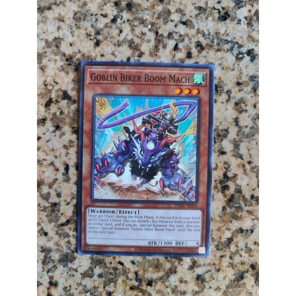 Yugioh : PHNI-AE010 Goblin Biker Boom Mach (Common) | Shopee Malaysia