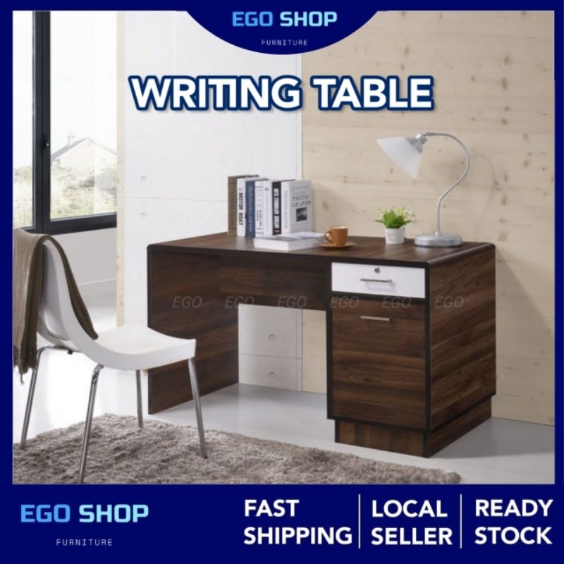 EGO Meja Menulis Meja Belajar 4 ft Study Table Study Desk Writing Table ...