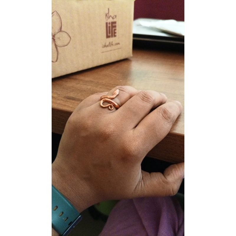 Isha copper snake ring Shopee Malaysia