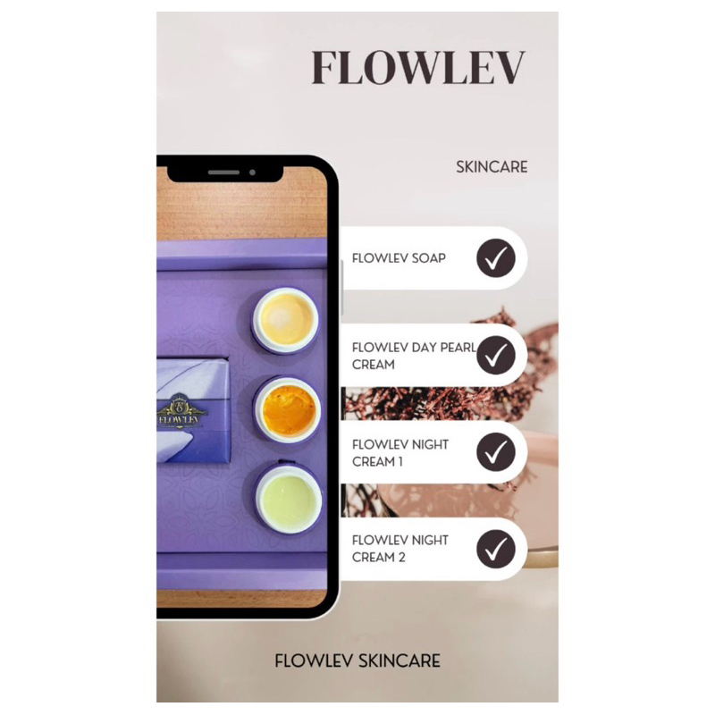 100% ORIGINAL NEW FLOW LEV SKINCARE | Shopee Malaysia