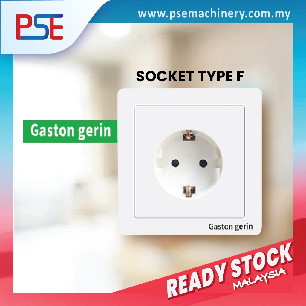 Plug And Socket Type F Gaston Gerin High Quality | Shopee Malaysia