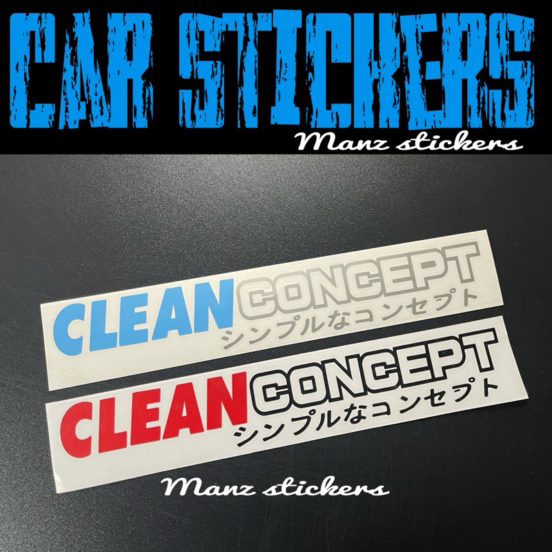 STICKER CLEAN CONCEPT D1 / CAR STICKER CLEAN CONCEPT | Shopee Malaysia