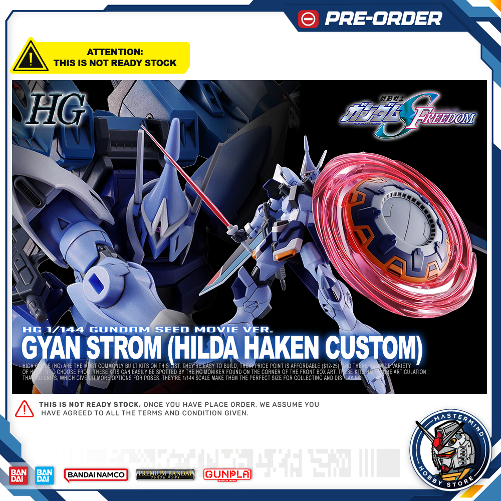 (Read Description) BANDAI HG 1/144 GYAN Strom (HILDA HAKEN CUSTOM ...