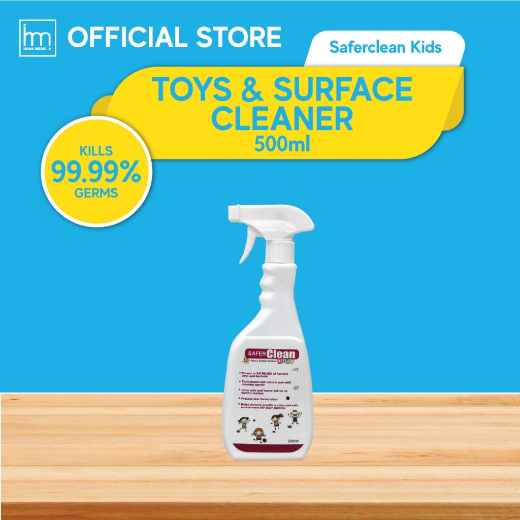 Saferclean Anti-Bacterial Toys & Surface Cleaner (500ml) | Shopee Malaysia