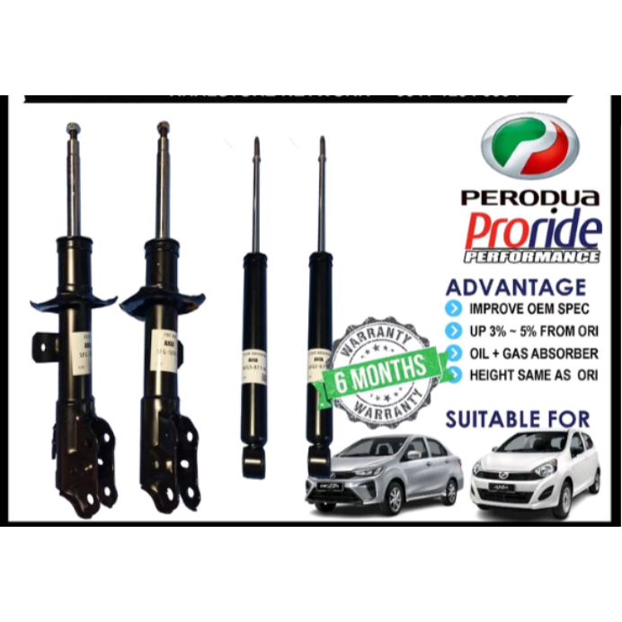 🔥Proride Absorber Standard Perodua axia/bezza, [READY STOCK] 🔥 | Shopee ...