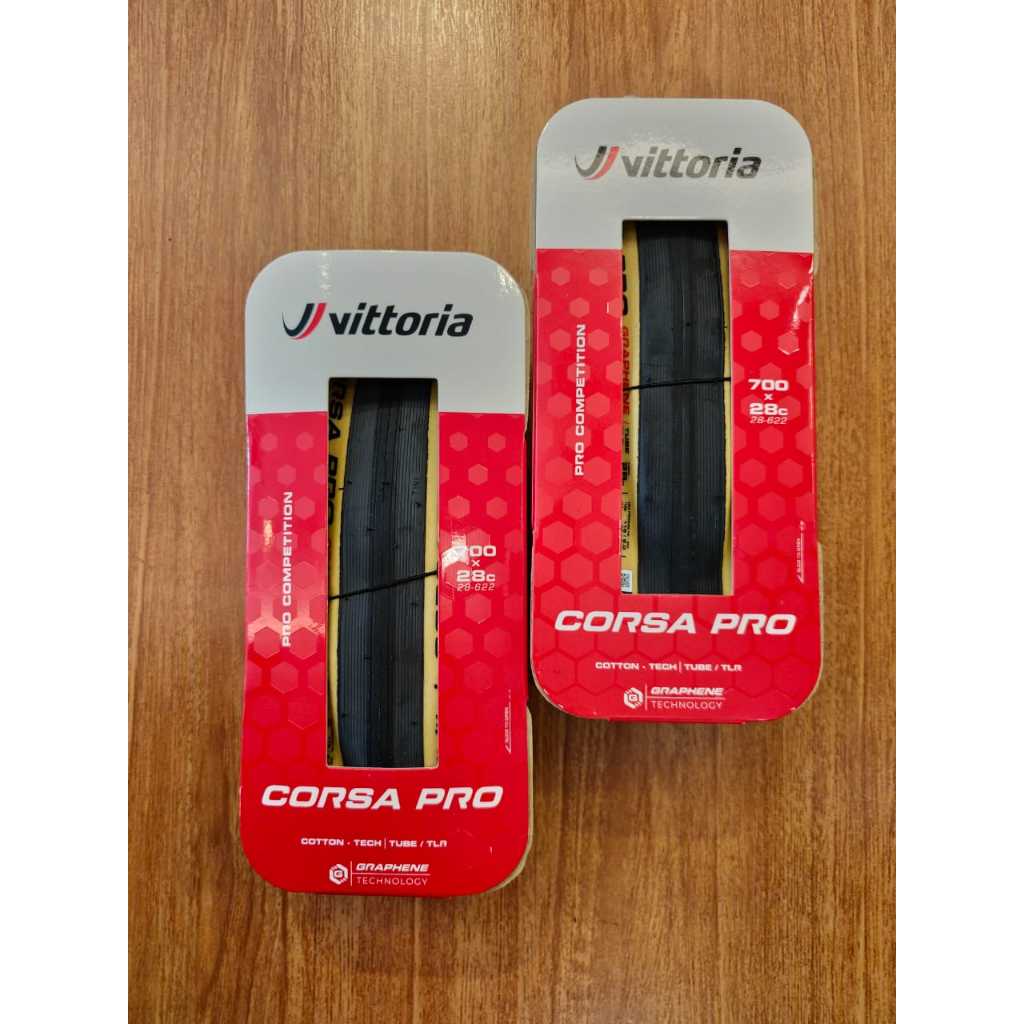 Vittoria Corsa Pro Road Bike Tires Cotton tech Tube/TLR (Para