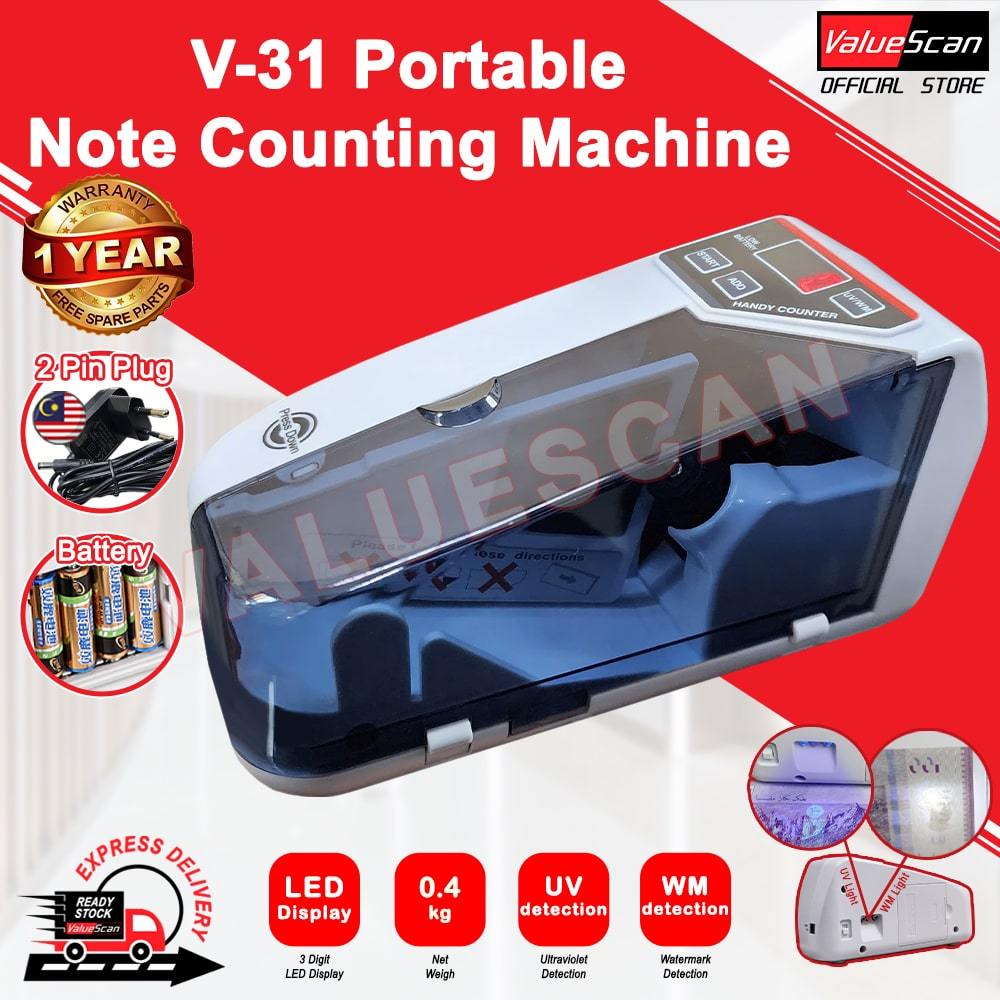 ValueScan V-31 Portable Note Counting Machine | Shopee Malaysia
