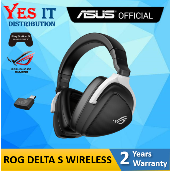 ASUS ROG Strix Go Core ROG Delta S Wireless ROG Delta S with Aura Sync RGB Lighting Gaming Headset Noise Canceling