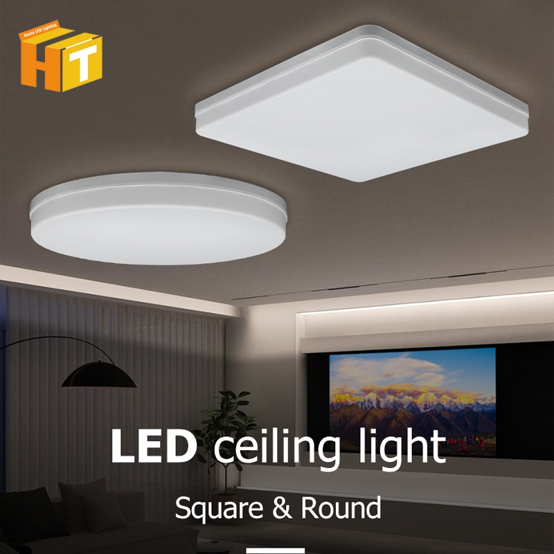LED Ceiling Light 18W 24W 36W 48W LED Downlight Round Square 天花板灯 Lampu ...