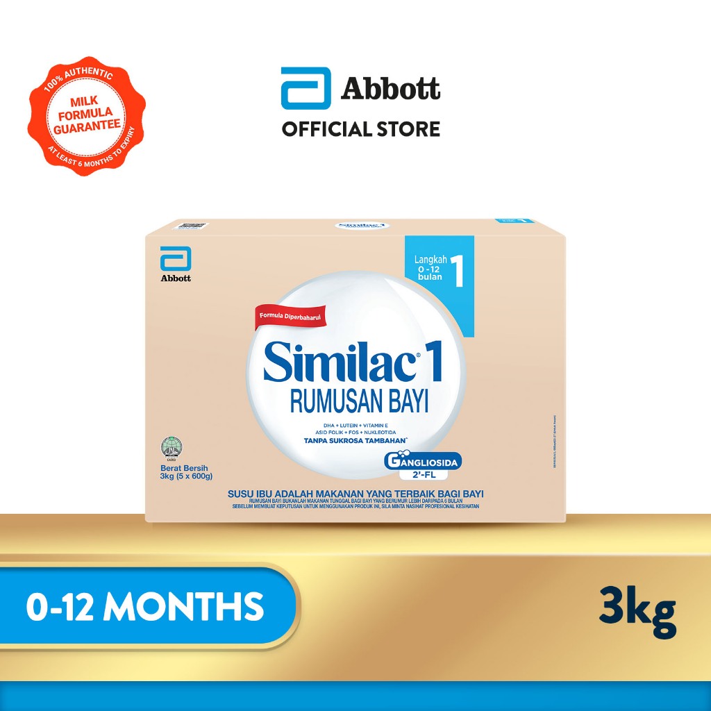 Similac 1 [GL + 2'-FL] BIB (3kg) | Shopee Malaysia