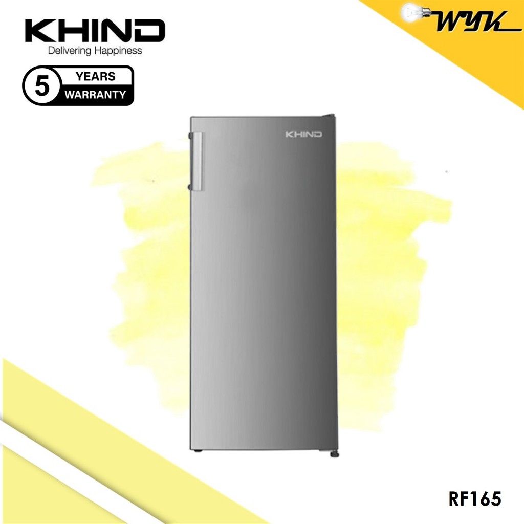 Khind 157L Single Door Refrigerator RF165 (Inox) | Shopee Malaysia