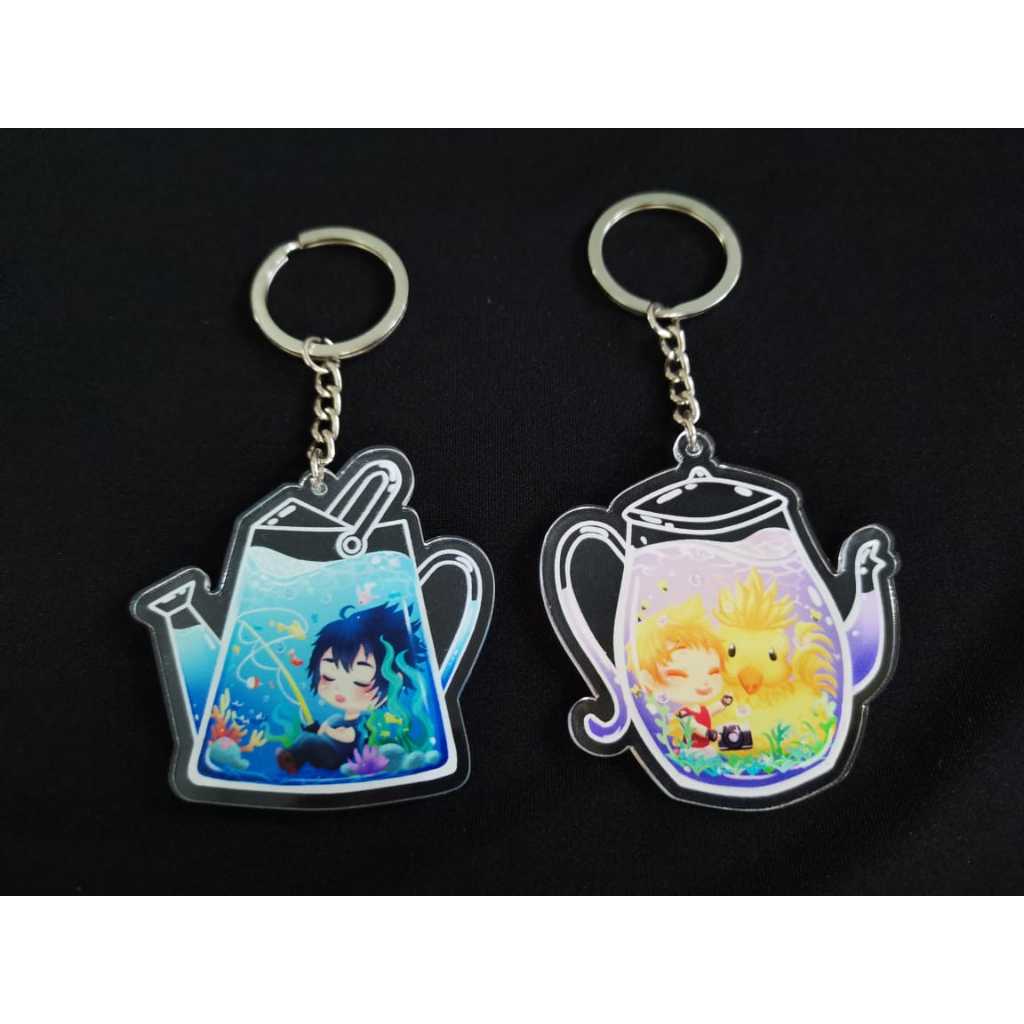 Noctis & Prompto FFXV Final Fantasy 15 Anime Fanart Keychain | Shopee ...