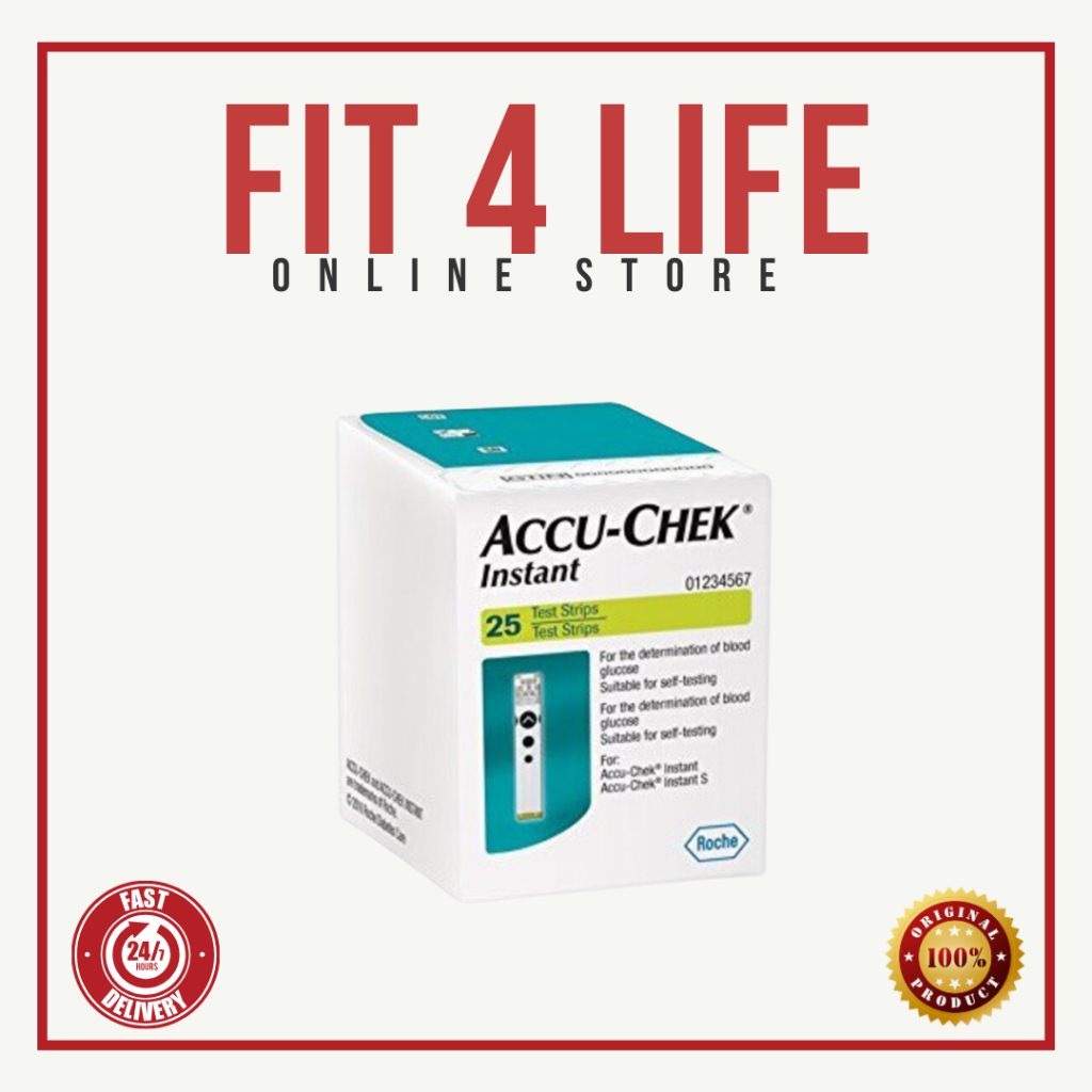 AccuChek Instant Test Strips 25's/50's Shopee Malaysia
