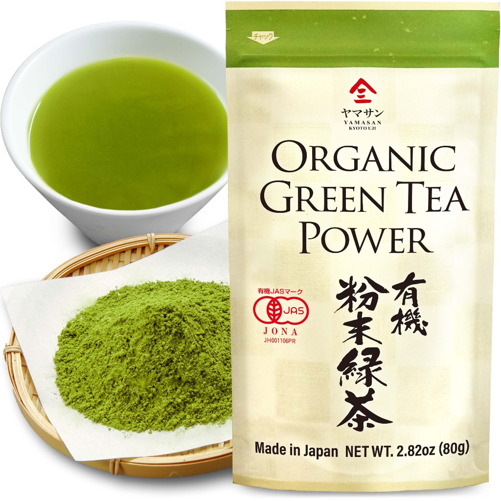 Japanese Organic Green tea Powder, Instant Sencha Powder, Konacha, Sushicha, 80gYAMASAN Shopee