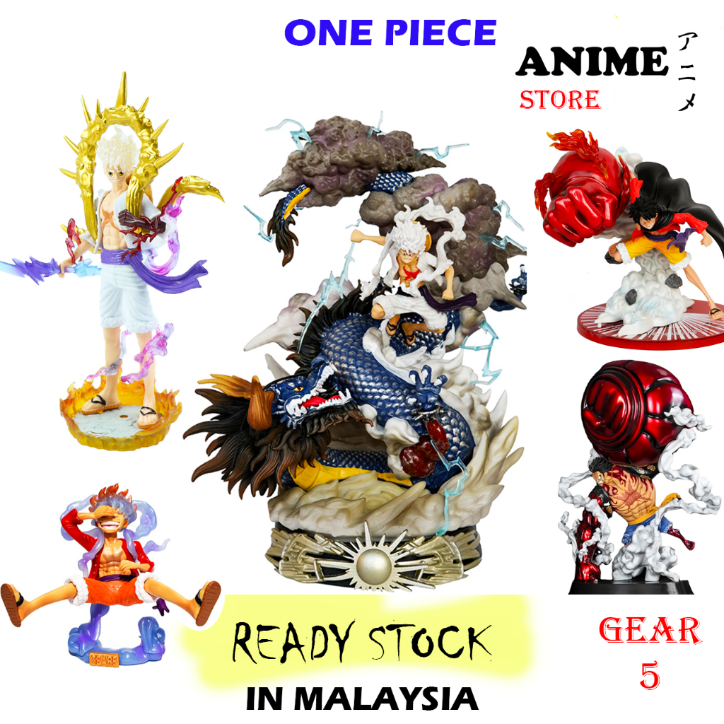 BIG SIZE ONE PIECE Monkey D Luffy Nika GEAR 5 Anime Action Figure ...