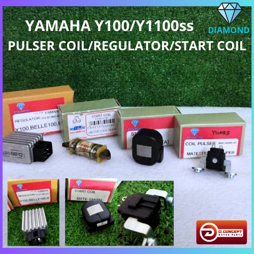 Yamaha Y100 / Y110ss - 【DIAMOND】Regulator Coil / Start Coil / Pulser ...