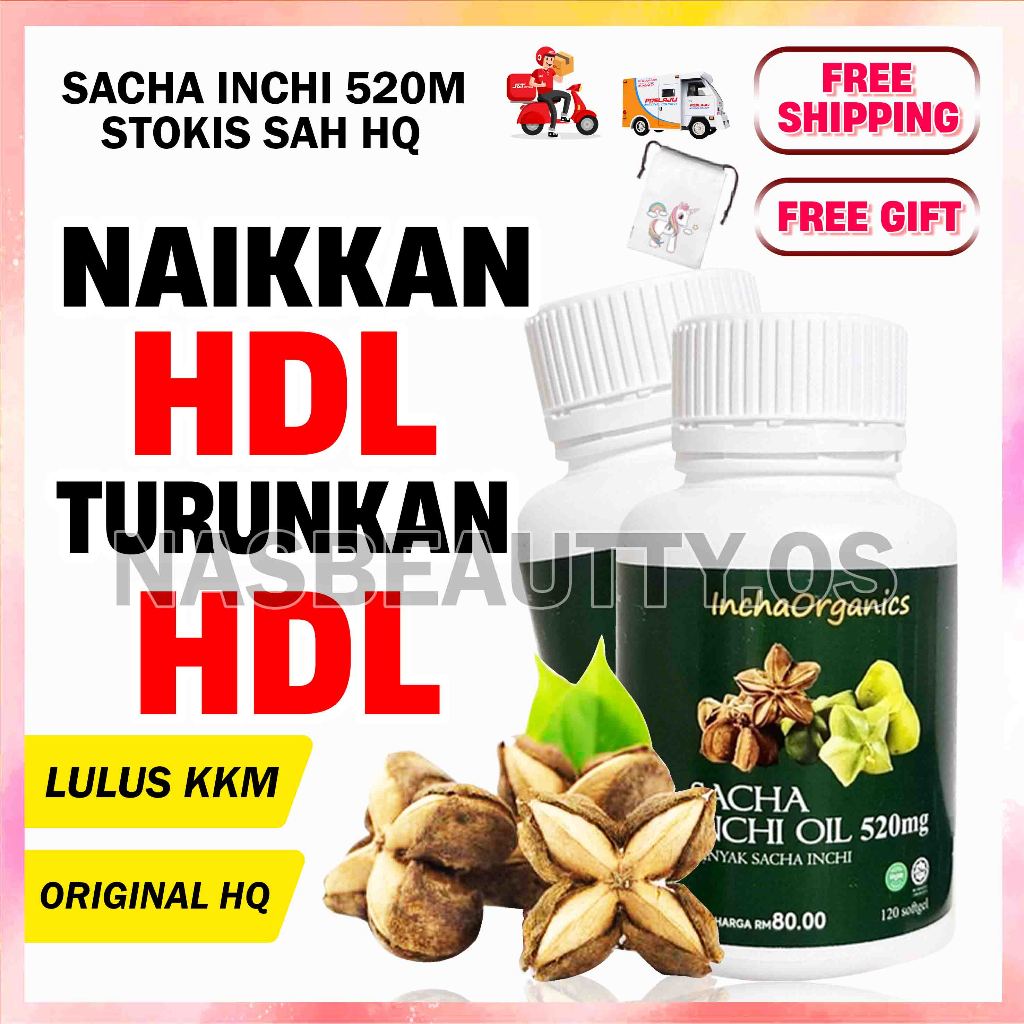 Sacha Inchi Oil By Incha Organics & OWJA 60 Biji Softgel FREE GIFT ...