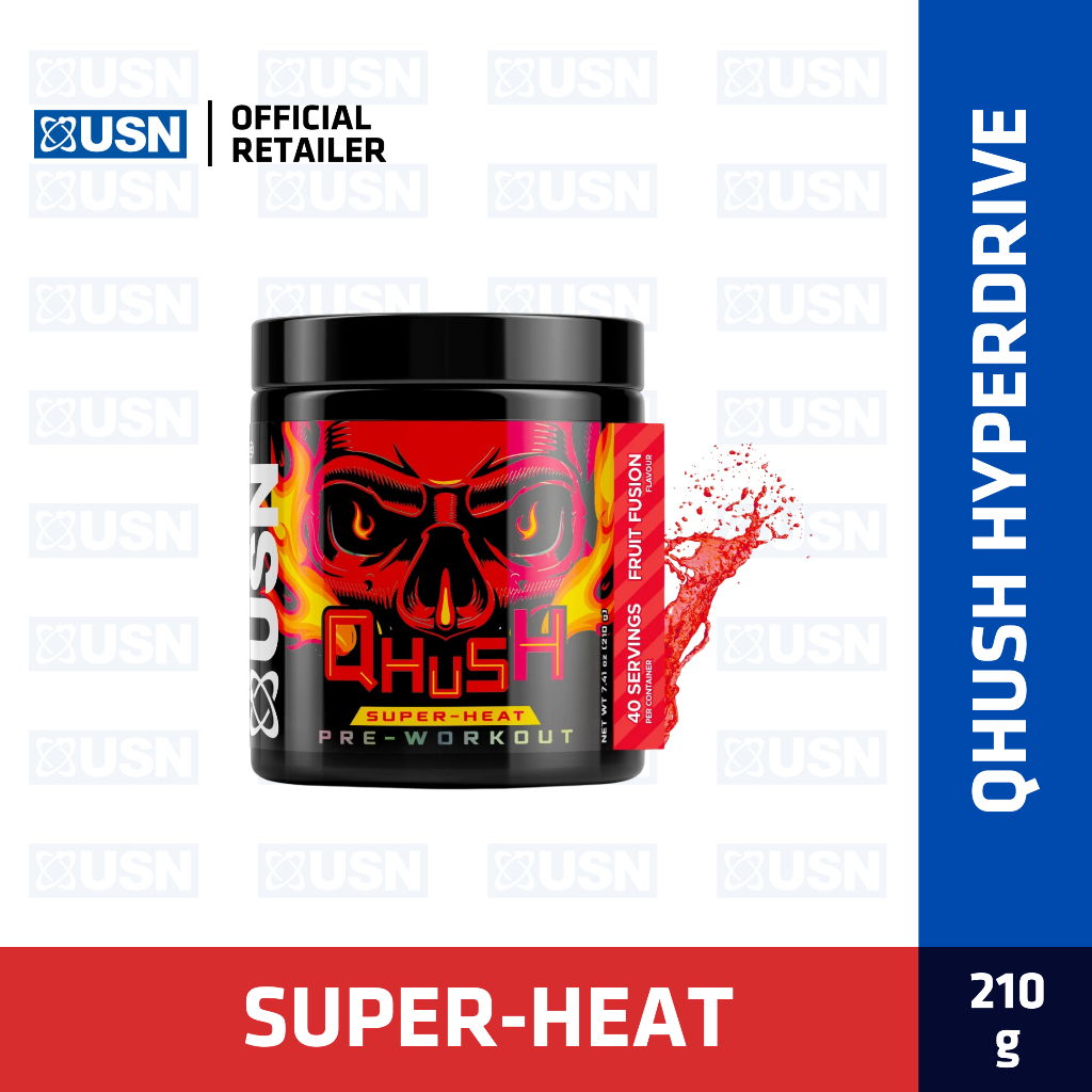 USN Qush Hyperdrive PreWorkout Extreme Energy Booster Drink Shopee
