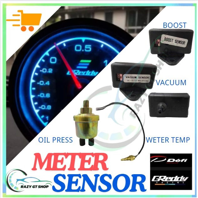 (SENSOR) Defi Meter / Gauge Water TEMP Oil Temperature Boost Turbo ...