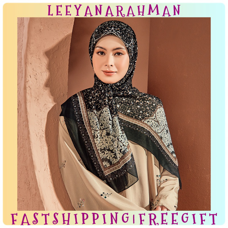 🎁FREE GIFT🎁 LEEYANARAHMAN SCARVES ARABESQ INDAHNYA RAYA | Shopee Malaysia