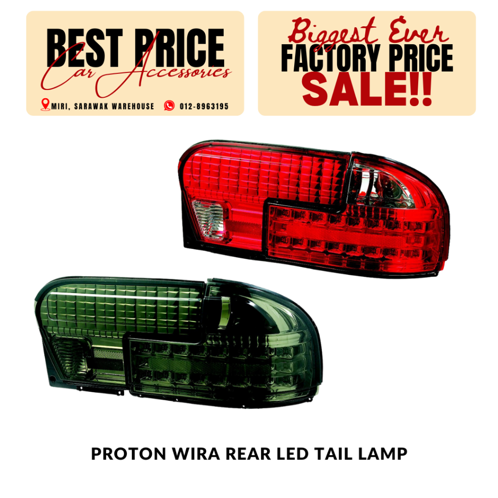 Proton Wira Rear Led Tail Lamp | Shopee Malaysia