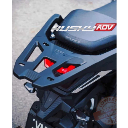 Sym Husky Adv Husky Monorack Top Box Bracket Rear Rack Adv Sym Husky Rack Black