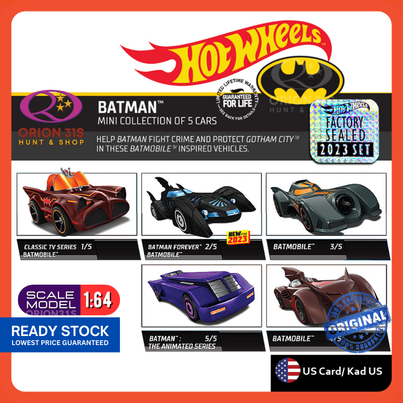Hot Wheels Batmóvel Temático Batman The Animated Series 5/5 Violeta