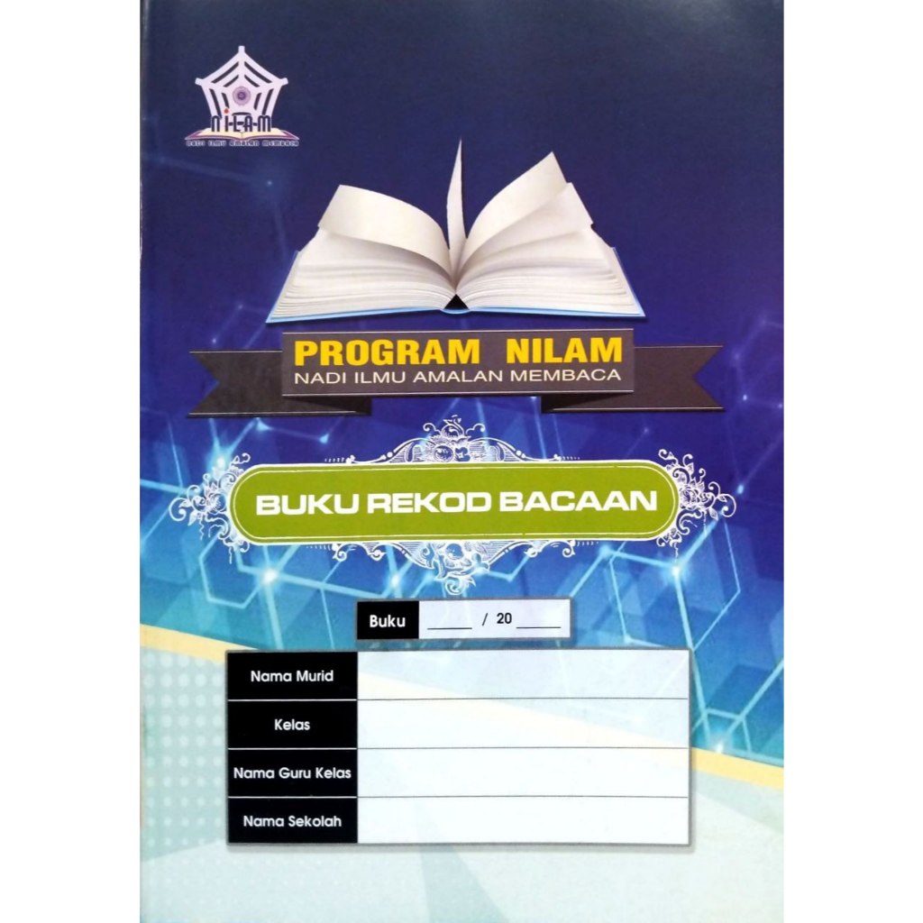 BUKU REKOD BACAAN PROGRAM NILAM NADI ILMU AMALAN MEMBACA | Shopee Malaysia