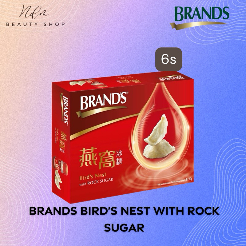 Brand S Bird S Nest With Rock Sugar 70g X 6s Bottles Shopee Malaysia