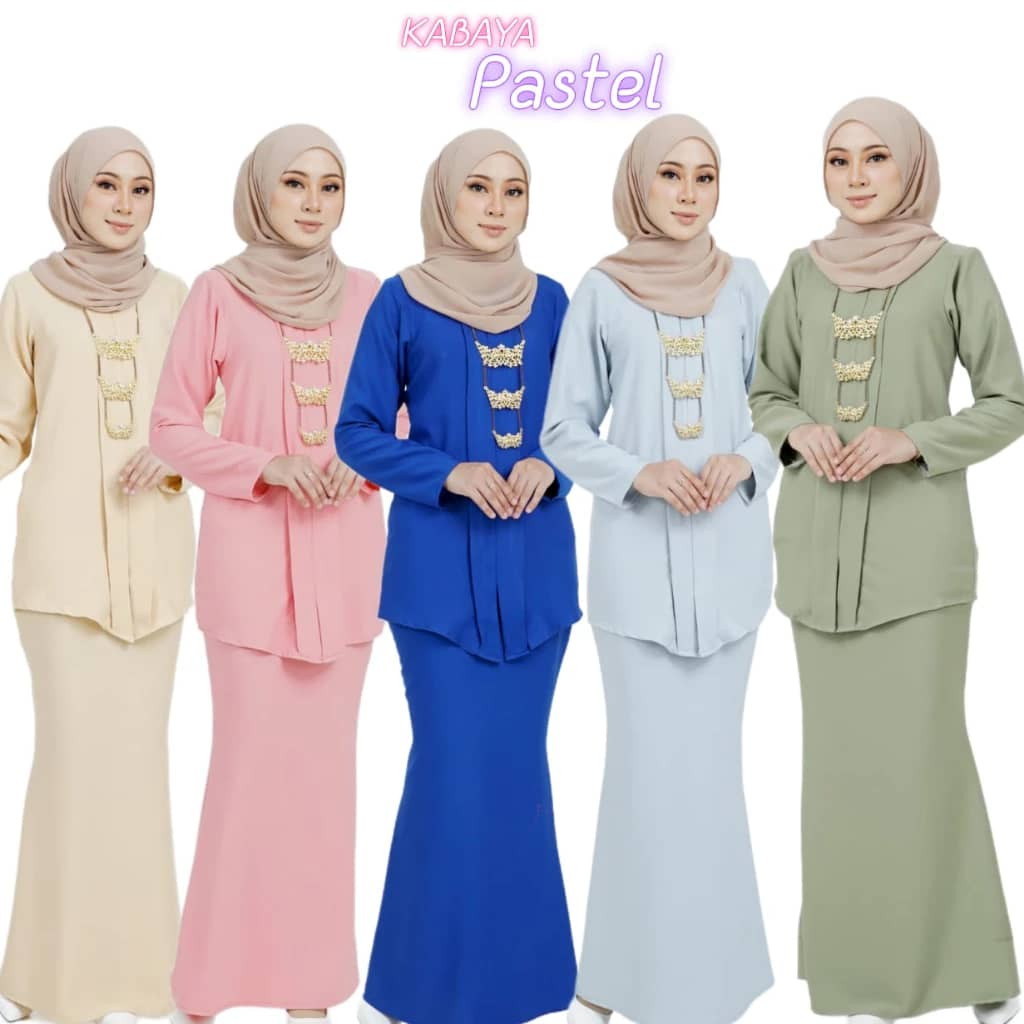 Kabaya Modern, ( Baju + kain) | Shopee Malaysia