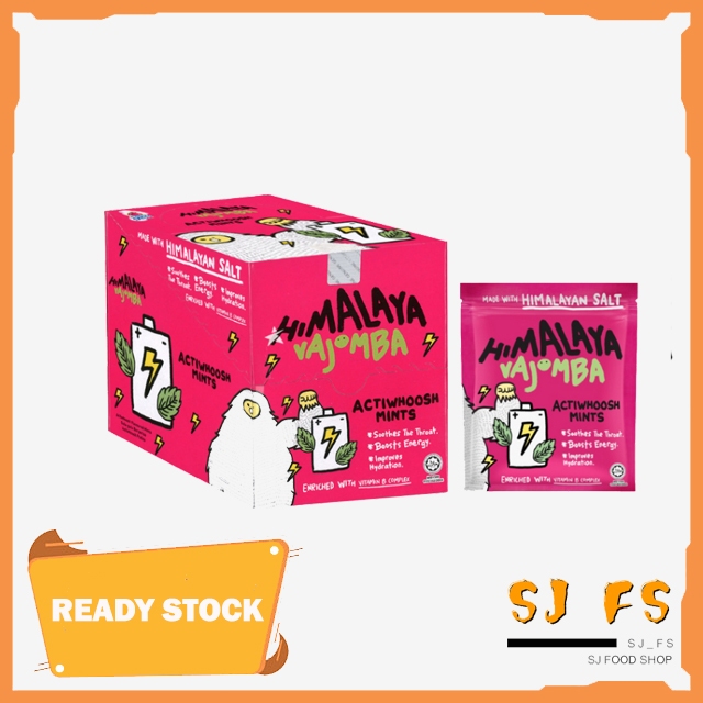 Himalaya Vajomba Actiwhoosh Mints 15G x 12 Pack | Shopee Malaysia