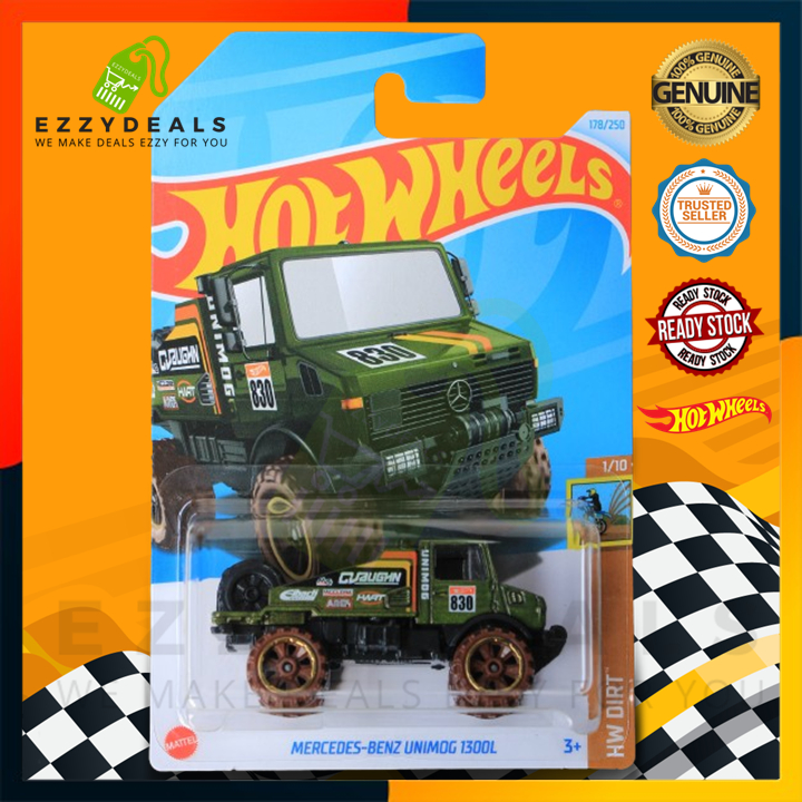 Hot Wheels Mercedes-Benz Unimog 1300L - HW Dirt 1:64 Orange 2024