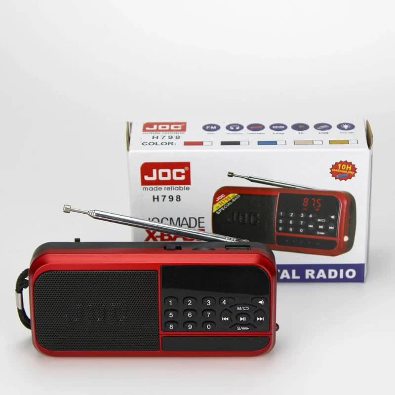 JOC H798 USB Portable Mini Home Radio Digital Music Player /FM Radio ...