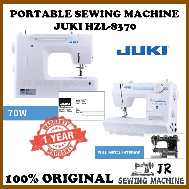JUKI HZL8370 Household Portable Sewing Machine /JUKI hzl 8370 Mesin