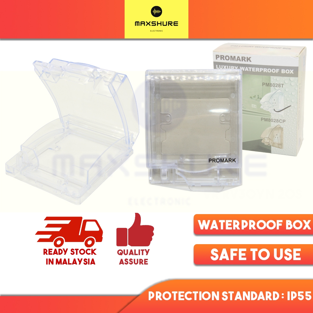 [Maxshure] Promark Luxury IP55 Weatherproof Outdoor Switch Socket Cover ...
