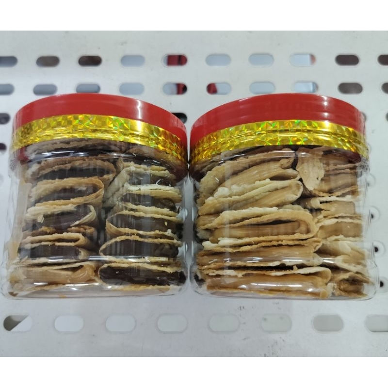 Kuih Kapit berperisa Peanut dan Coklat (kerepik MAK LONG TANJUNG ...