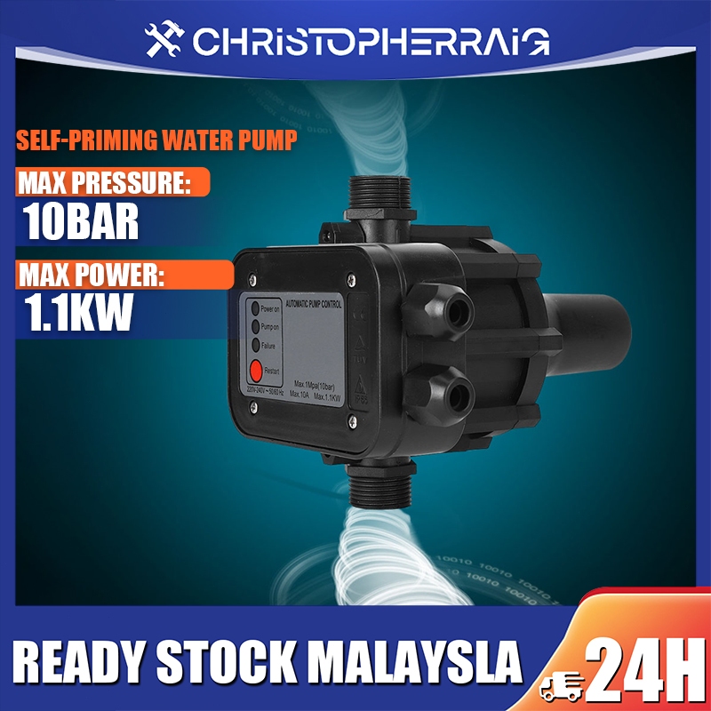 【Ready Stock】 Automatic Water Pump Pressure Controller Switch Control ...