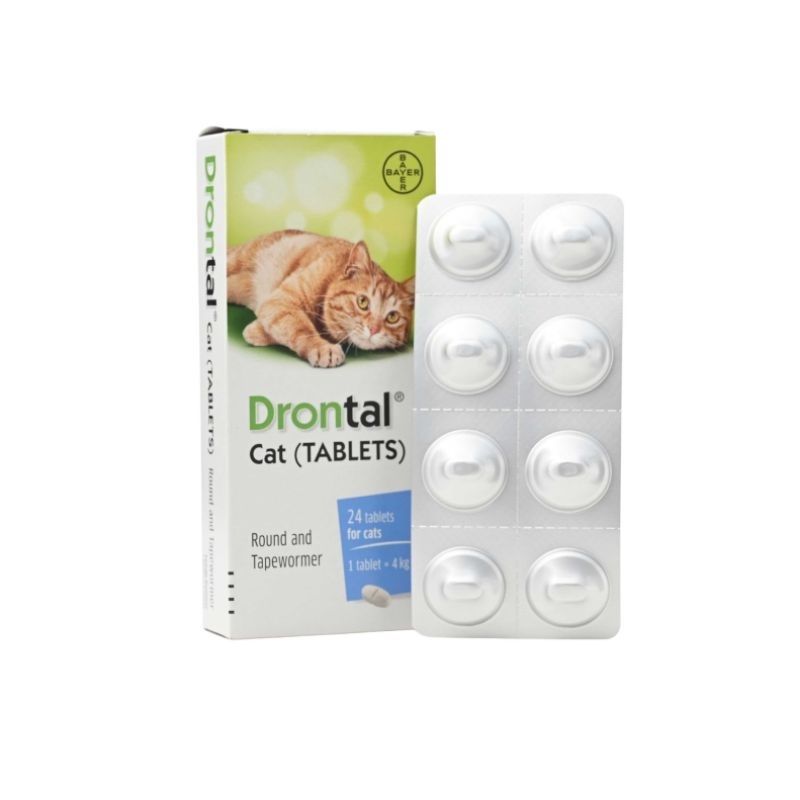 Drontal Cat dewormer/ Ubat Cacing utk kucing (1tab) Shopee Malaysia