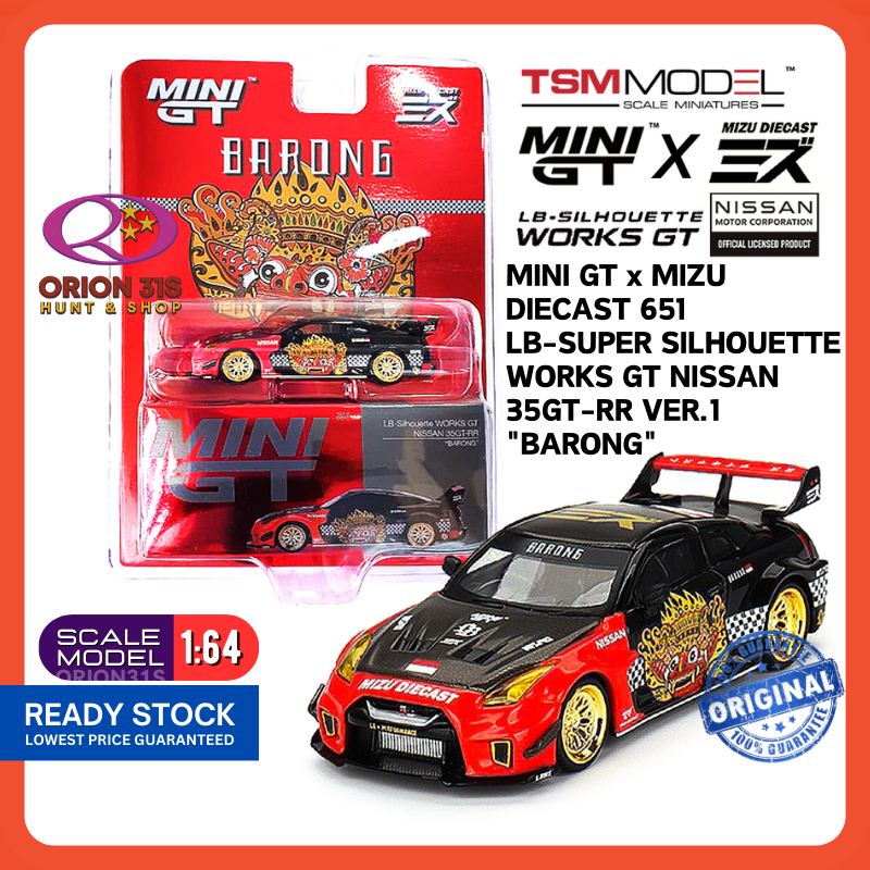 Mini GT Mizu Diecast LB-Super Silhouette Works GT Nissan 35GT-RR Ver.1 ...