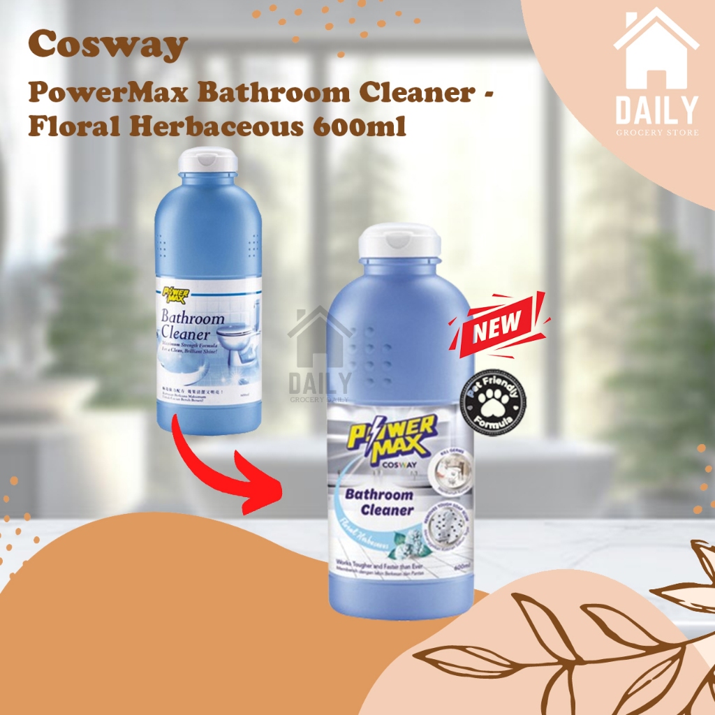 Cosway PowerMax Bathroom Cleaner - Floral Herbaceous (0898N) | Shopee ...