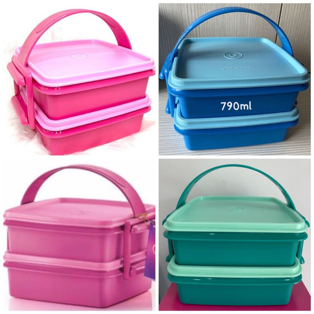 :8003J Tupperware Small Goody Box with Cariolier/Mangkuk Tingkat ...