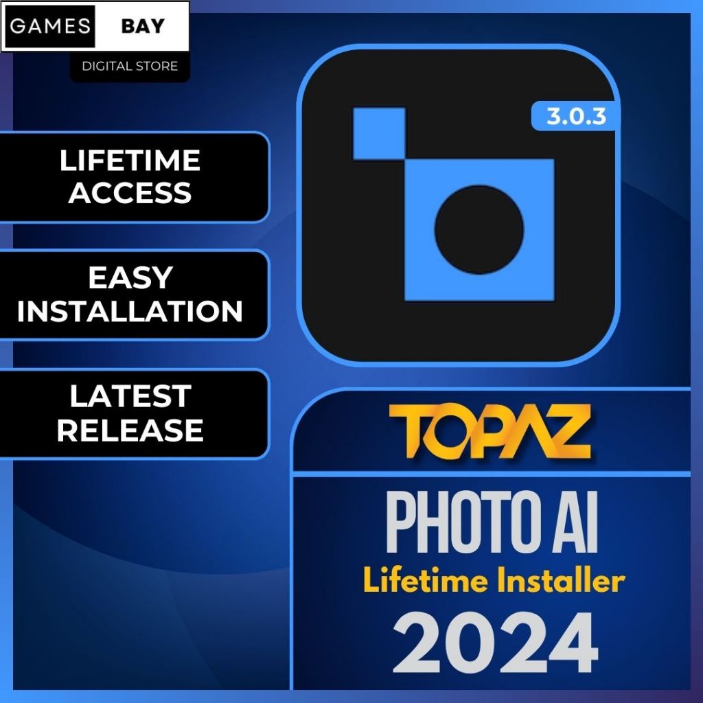 [LIFETIME] Topaz Photo AI v3.2.2 Latest 2024 PC Digital Download Shopee Malaysia