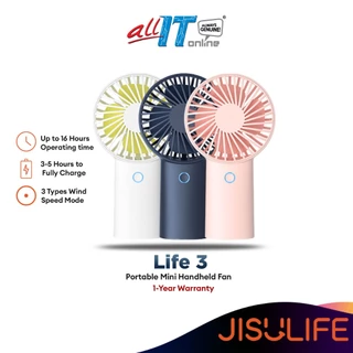 JISULIFE Life 3 F2B HandHeld Fan 2 In 1 Portable Mini Fan