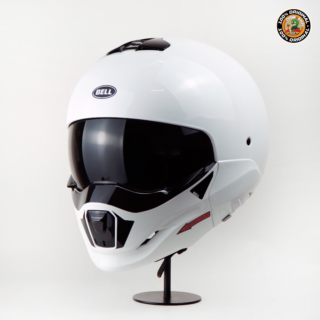 Bell Helmet Broozer (Duplet White) | Shopee Malaysia