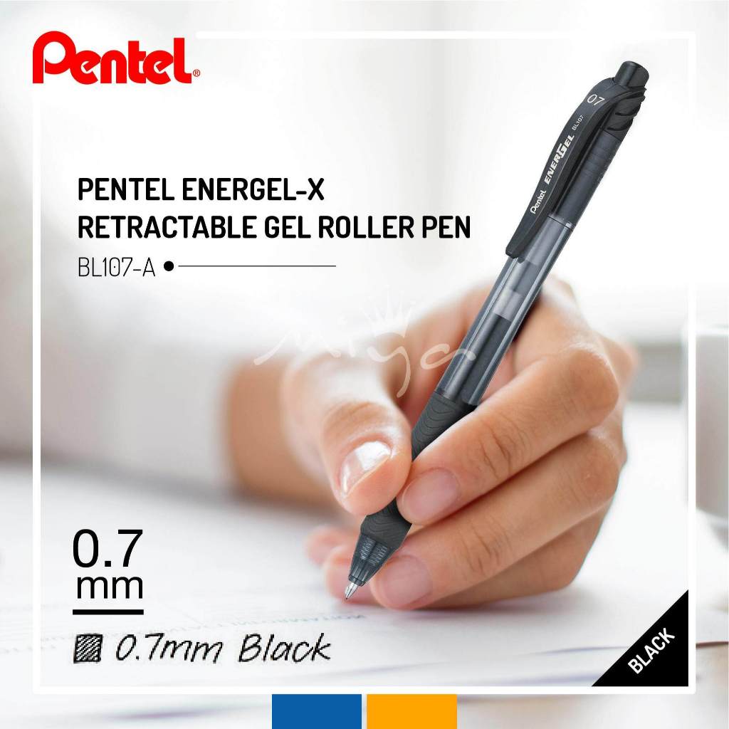 Pentel Energel Xm BL77-A - Penna Gel, Retrattile, Punta Da 0,7 Mm - Foto 5
