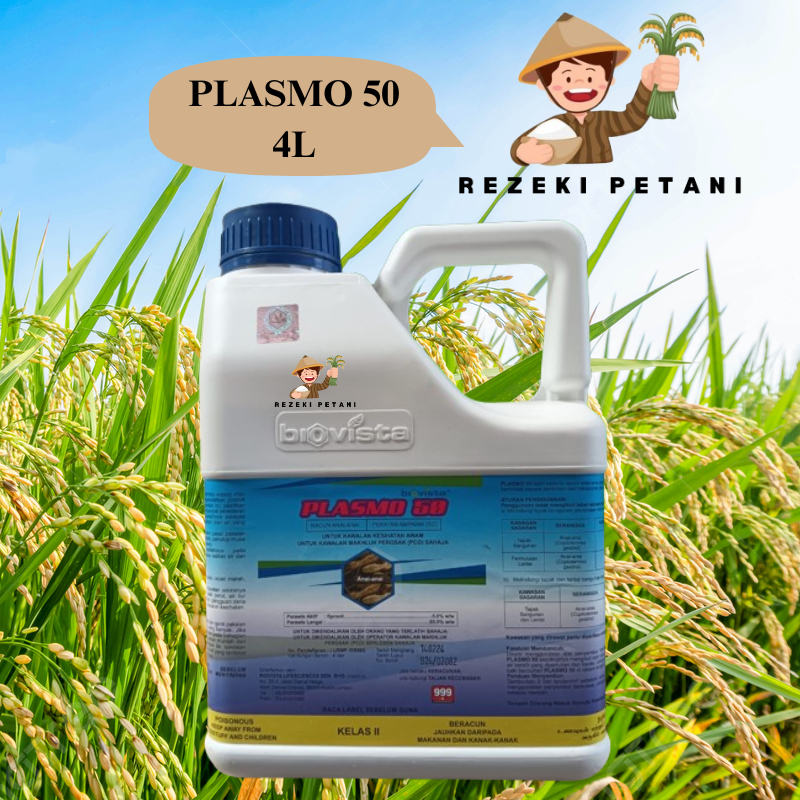 [ORIGINAL] 4L PLASMO 50 /Fipronil 5% BIOVISTA RACUN ANAI-ANAI TIDAK ...