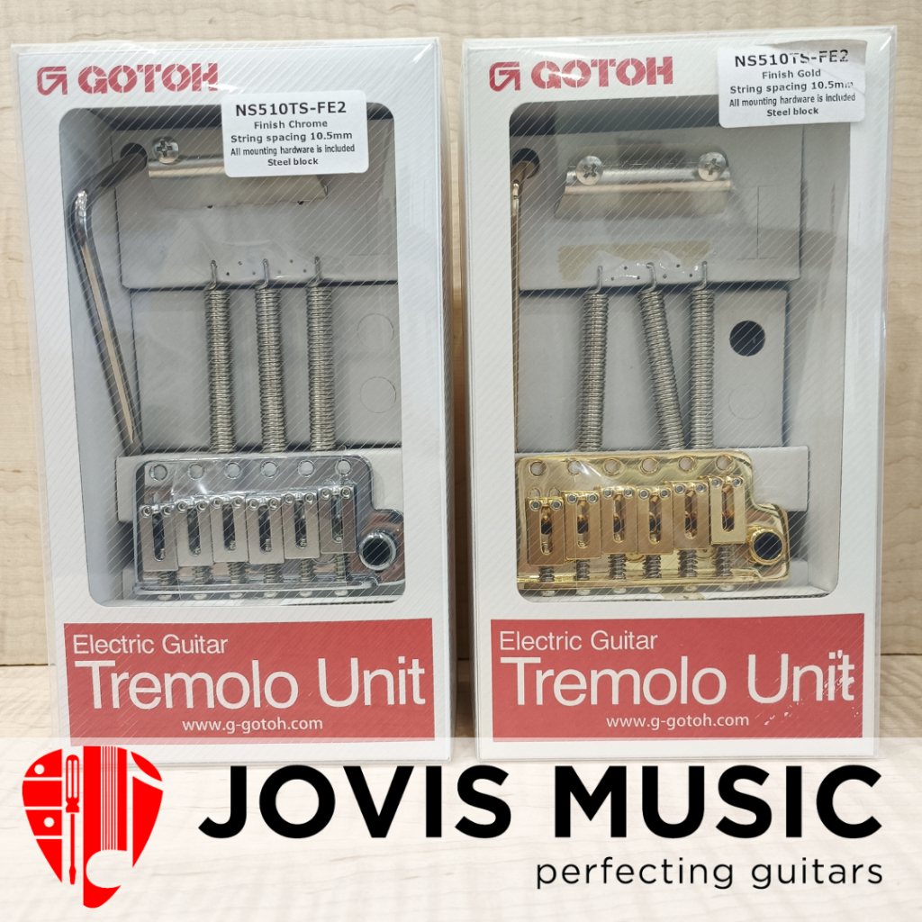 NEW Gotoh 510TS-FE1 Non-locking 2 Point Tremolo Bridge Steel Block - Foto 5
